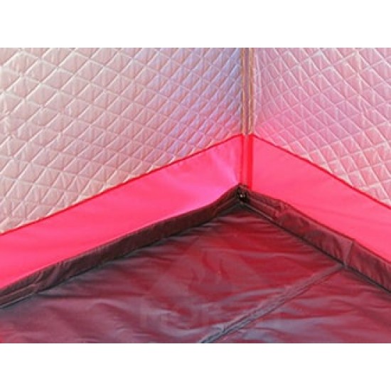 Трехслойная палатка-куб для зимней рыбалки (мобильная баня 1) фото