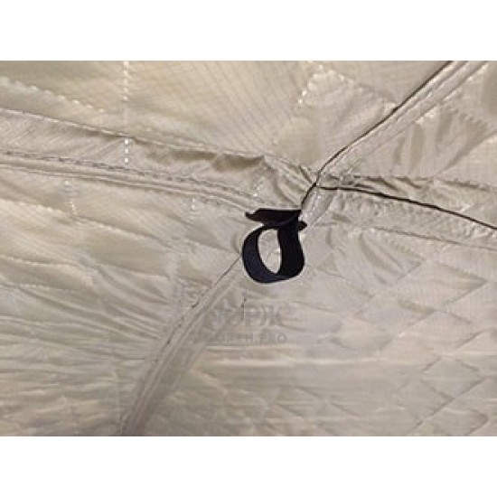 Трехслойная палатка-куб для зимней рыбалки (мобильная баня 1) фото