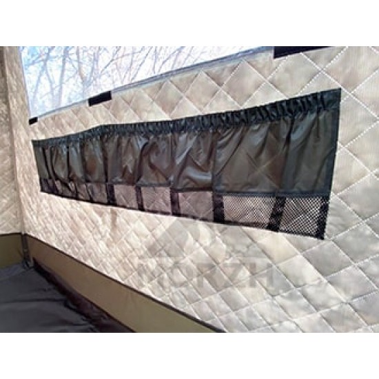 Трехслойная палатка-куб для зимней рыбалки (мобильная баня 1) фото