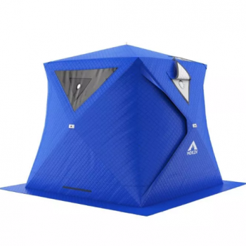 Зимняя палатка TURBO CUBE куб утепленная 2х2х2 м, синяя 