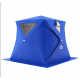 Зимняя палатка TERBO CUBE куб утепленная 2х2х2 м, синяя фото