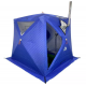 Зимняя палатка TERBO CUBE куб утепленная 2х2х2 м, синяя фото