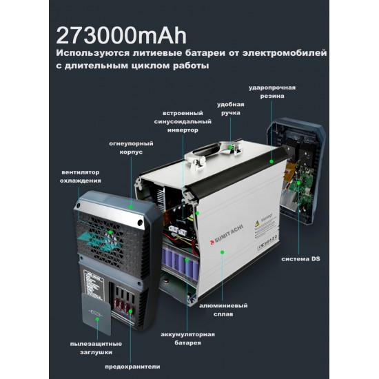 Портативное зарядное устройство Sumitachi SKA 1000 220V/50Hz Портативное зарядное устройство Sumitachi SKA 1000 220V/50Hz фото