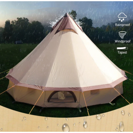 Палатка Юрта для кемпинга и пикников Размером 4х4 м Terbo Mir & Camping 2-907-8 W Палатка Юрта для кемпинга и пикников Размером 4х4 м Terbo Mir & Camping 2-907-8 W фото
