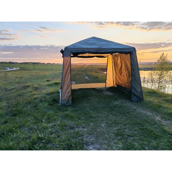 Туристический шатер беседка Terbo 2203 А для рыбалки и кемпинга 320*320*245 см Туристический шатер беседка Terbo 2203 А для рыбалки и кемпинга 320*320*245 см фото