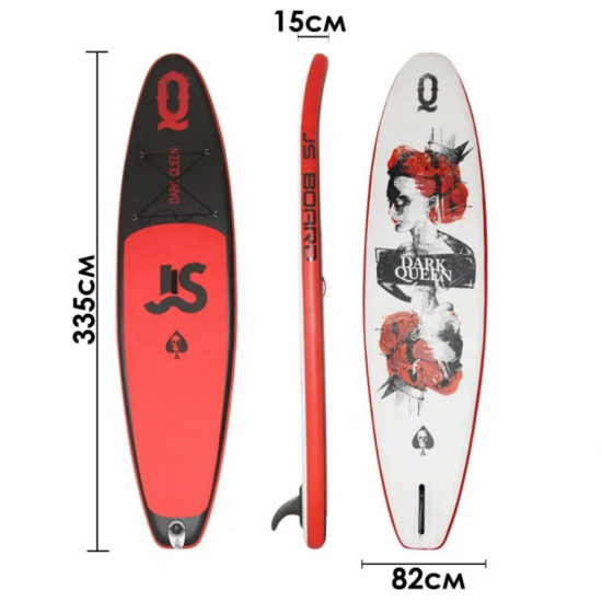 SUP board / сап борд / надувная доска JS GQ-dark queen 335 полный комплект SUP board / сап борд / надувная доска JS GQ-dark queen 335 полный комплект фотография