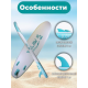 Сапборд двухслойный Walaw 320х82х15 green фото