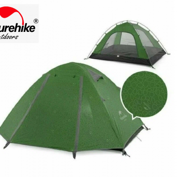 Палатка профессиональная Naturehike P-Series 2-местная, алюминиевый каркас, зеленая