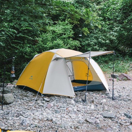 Палатка туристическая Naturehike Yunchuan-Pro Ultra-Light 4 Seasons профессиональная ультралегкая 2-местная с навесом, алюминиевый каркас. Палатка туристическая Naturehike Yunchuan-Pro Ultra-Light 4 Seasons профессиональная ультралегкая 2-местная с навесом, алюминиевый каркас. фото