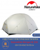 Профессиональная летняя 2 местная палатка Naturehike Mongar 20D для кемпинга и отдыха на природе