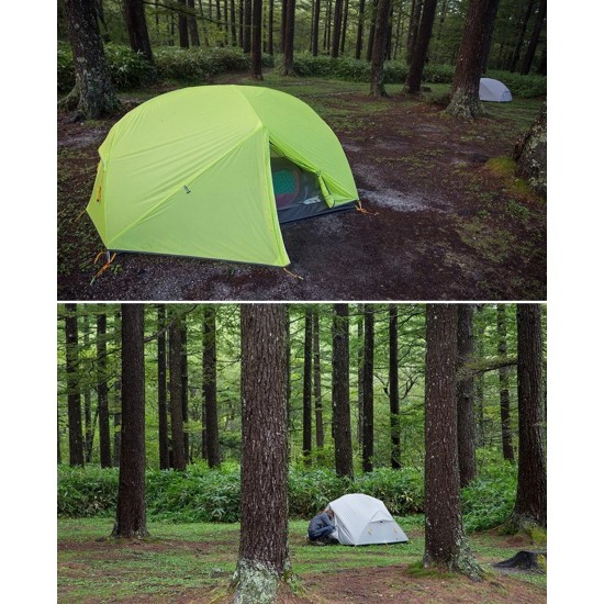 Двухместная палатка Naturehike Mongar профессиональная двухслойная для туризма и отдыха на природе Двухместная палатка Naturehike Mongar NH17T007-M легкая двухслойная для туризма и отдыха на природе фотография
