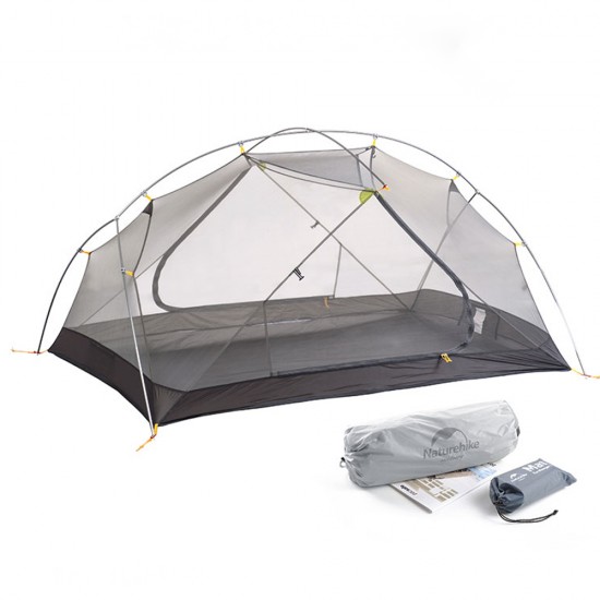 Двухместная палатка Naturehike Mongar профессиональная двухслойная для туризма и отдыха на природе Двухместная палатка Naturehike Mongar NH17T007-M легкая двухслойная для туризма и отдыха на природе фотография