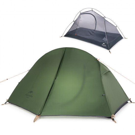 Туристическая кемпинговая 1 местная легкая палатка Naturehike NH18A095-D, 20D, алюминий Туристическая кемпинговая 1 местная легкая палатка Naturehike NH18A095-D, 20D, алюминий фото