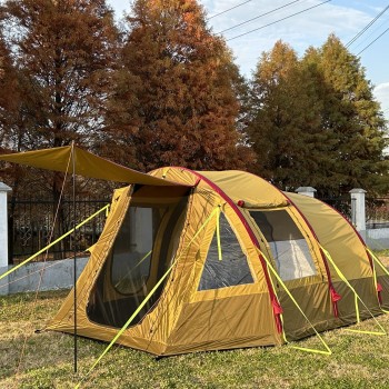 Надувная 4 -х местная туристическая палатка Terbo Mir & Camping 1852-4 