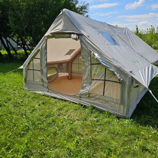 Надувная палатка Terbo-Mir & Camping 1853-6 с навесом для туризма и отдыха Надувная палатка Terbo-Mir & Camping 1853-6 с навесом для туризма и отдыха фото