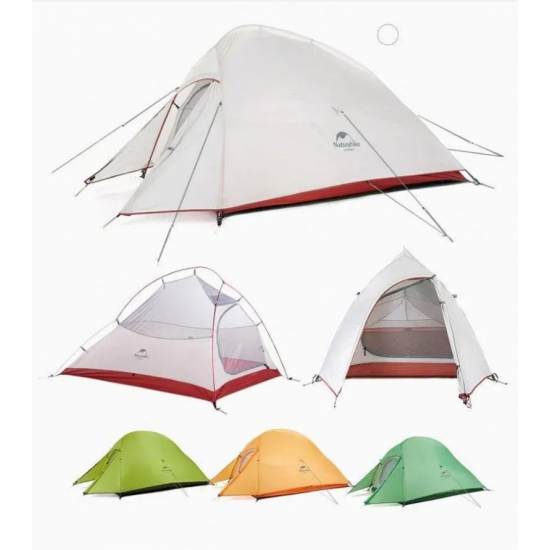 Двухместная туристическая палатка Naturehike Сloud up up 2 210T green для кемпинга Двухместная туристическая палатка Naturehike Сloud up up 2 210T green для кемпинга фото