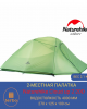 Двухместная туристическая палатка Naturehike Сloud up up 2 210T green для кемпинга