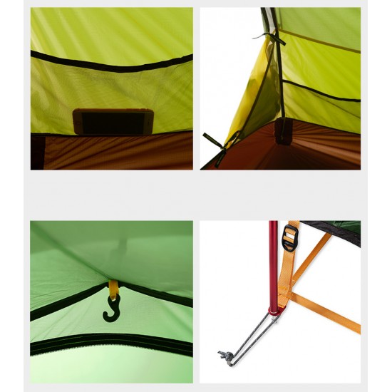 Палатка 2-местная Naturehike Opalus NH17L001-L, 20D, каркас алюминий, вес 2,5 кг Палатка 2-местная Naturehike Opalus NH17L001-L, 20D, каркас алюминий, вес 2,5 кг фото