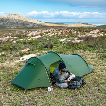 Палатка 2-местная Naturehike Opalus NH17L001-L, 20D, каркас алюминий, вес 2,5 кг