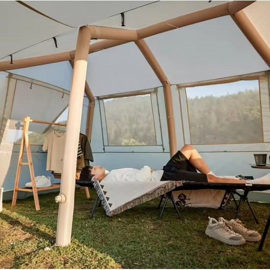 4-местная туристическая палатка Naturehike для кемпинга, надувной каркас 4-местная туристическая палатка Naturehike для кемпинга, надувной каркас фото