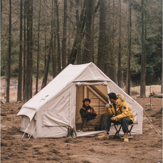 Надувная 6-местная палатка Naturehike Extend Air для кемпинговая для туризма и отдыха, цвет песочный Надувная 6-местная палатка Naturehike Extend Air для кемпинговая фото