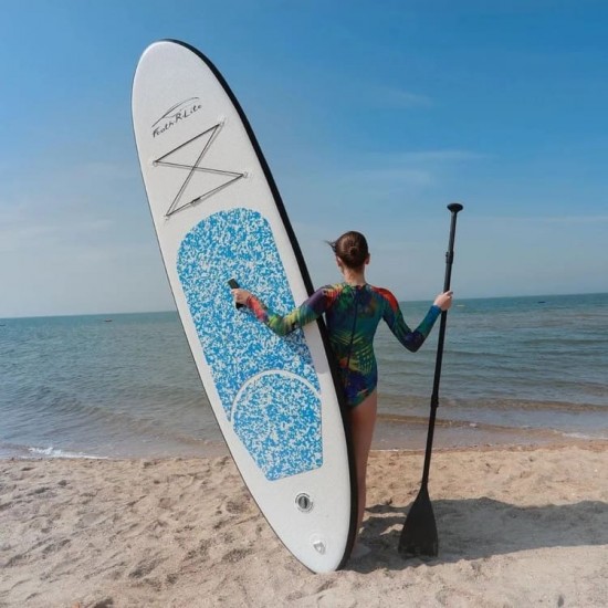 Надувная SUP доска FANWATER FEATH-R-LITE SAPFR04D 8781 полный комплект Надувная SUP доска FANWATER FEATH-R-LITE SAPFR04D 8781 полный комплект фото