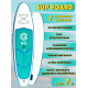 Sup board 290 см, сапборд надувной двухслойный, Сап борд, sup доска с веслом, c рюкзаком, с лишем, полный комплект Sup board 290 см, сапборд надувной двухслойный, Сап борд, sup доска с веслом, c рюкзаком, с лишем, полный комплект изображение