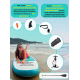 Sup board 290 см, сапборд надувной двухслойный, Сап борд, sup доска с веслом, c рюкзаком, с лишем, полный комплект Sup board 290 см, сапборд надувной двухслойный, Сап борд, sup доска с веслом, c рюкзаком, с лишем, полный комплект изображение