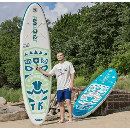 Сапборд TECH TEAM Tiki new white 320x84x15 см NN010733 фото