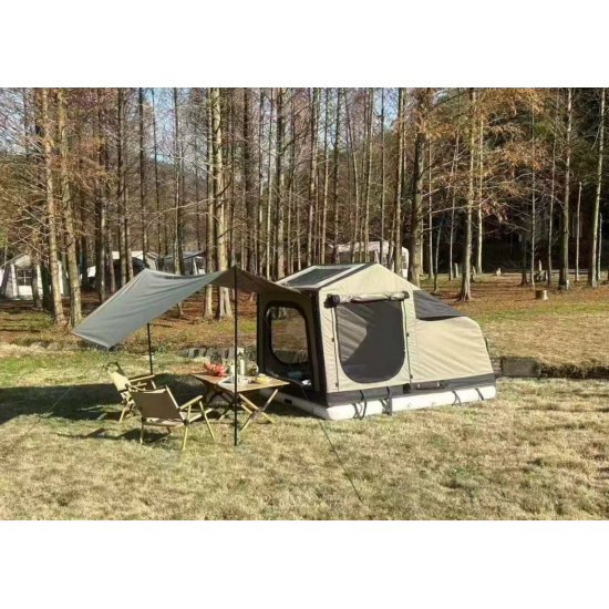 Нaдувная палаткa c тaмбуром на крышу автoмoбиля для кемпинга и отдыха на природе Нaдувная палаткa c тaмбуром на крышу автoмoбиля для кемпинга и отдыха на природе фото