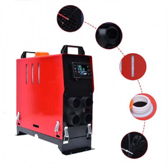 Отопитель дизельный DK 5 кВт 12-220V: автономный обогреватель для палаток, гаражей, бытовок фото