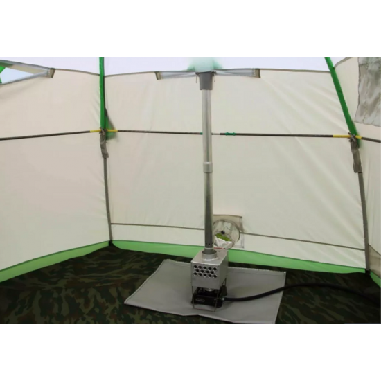 Зимняя палатка ЛОТОС 3С (цвет салатовый) с каркасом из стеклокомпозита Л3-С12 Зимняя палатка ЛОТОС 3С (цвет салатовый) с каркасом из стеклокомпозита Л3-С12 фотография