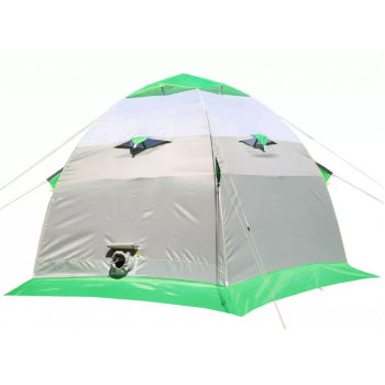 Зимняя палатка ЛОТОС 3С (цвет салатовый) с каркасом из стеклокомпозита Л3-С12