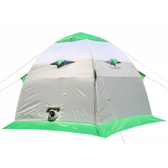 Зимняя палатка ЛОТОС 3С (цвет салатовый) с каркасом из стеклокомпозита Л3-С12 Зимняя палатка ЛОТОС 3С (цвет салатовый) с каркасом из стеклокомпозита Л3-С12 фотография