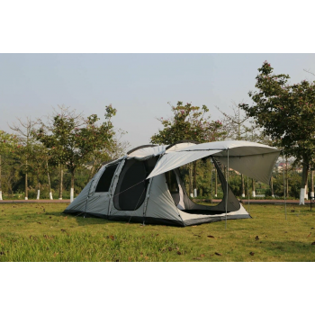 Палатка CoolWalk 5248-Р 510х290х200см, 12 мест, 2 комнаты с навесом