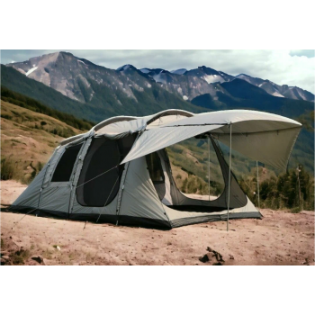 Палатка CoolWalk 5248-Р 510х290х200см, 12 мест, 2 комнаты с навесом