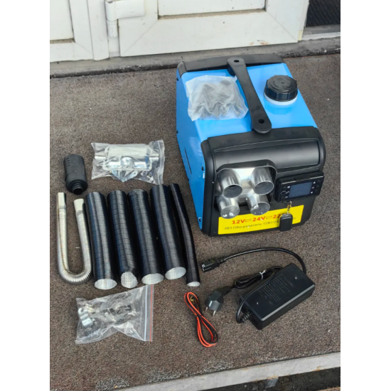 Автономный дизельный отопитель Tademitsu 8 кВт 12-24-220 В Алюминиевые сопла фотография