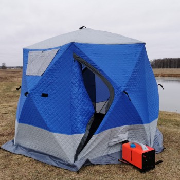 Трехслойная палатка-куб для зимней рыбалки Mircamping 2020