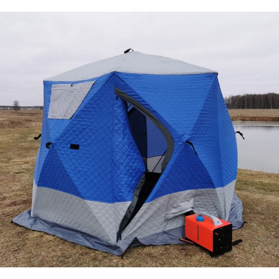 Трехслойная палатка-куб для зимней рыбалки Mircamping 2020 фото