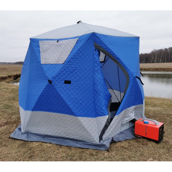 Трехслойная палатка-куб для зимней рыбалки Mircamping 2020 фото