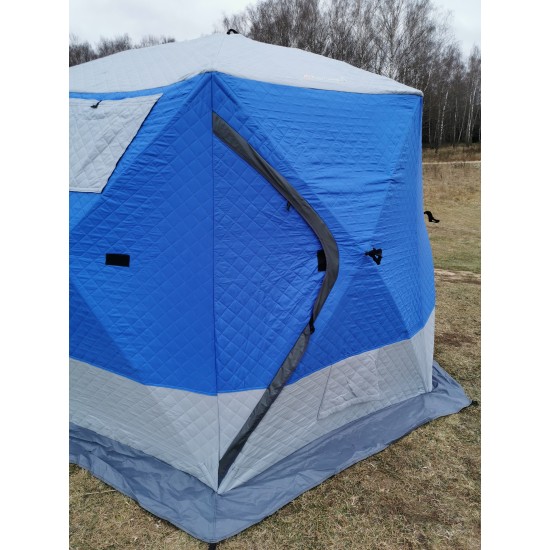 Трехслойная палатка-куб для зимней рыбалки Mircamping 2020 фото