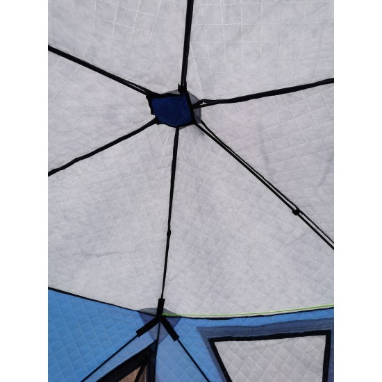 Трехслойная палатка-куб для зимней рыбалки Mircamping 2020 фото