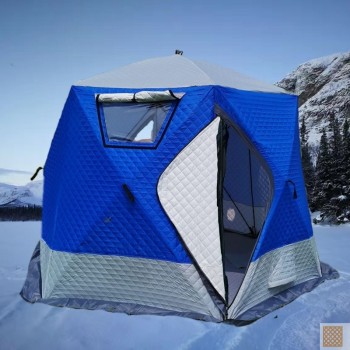 Трехслойная палатка-куб для зимней рыбалки Mircamping 2020