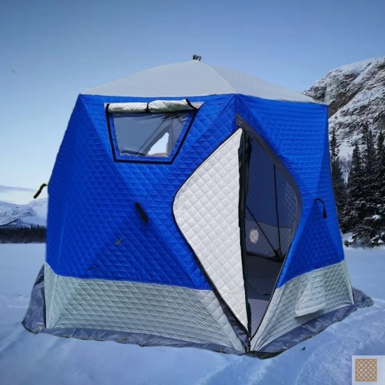 Трехслойная палатка-куб для зимней рыбалки Mircamping 2020 фото