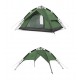 Палатка Naturehike 3-местная, быстросборная, серо-зеленая