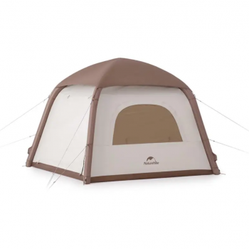Палатка Naturehike Ango Air, 2-местная, быстросборная, надувной каркас, бежевая