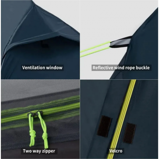 Палатка Naturehike Cycling Si 1-местная, алюминиевый каркас, сверхлегкая, синяя