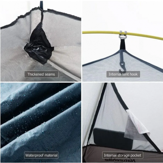 Палатка Naturehike Cycling Si 1-местная, алюминиевый каркас, сверхлегкая, синяя