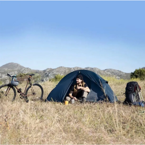 Палатка Naturehike Cycling Si 1-местная, алюминиевый каркас, сверхлегкая, синяя