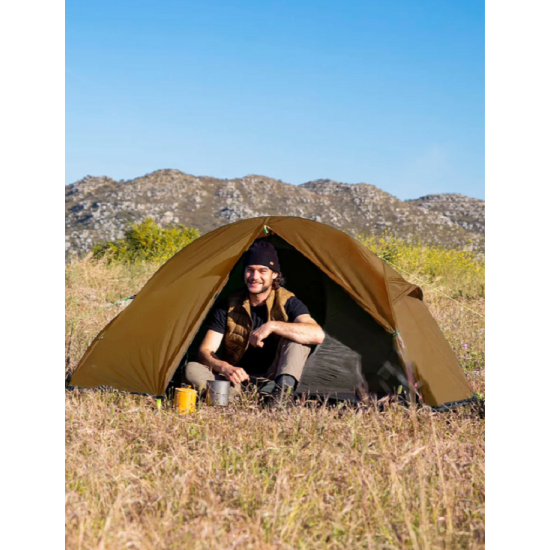 Палатка Naturehike Cycling Si 1-местная, алюминиевый каркас, сверхлегкая, янтарная